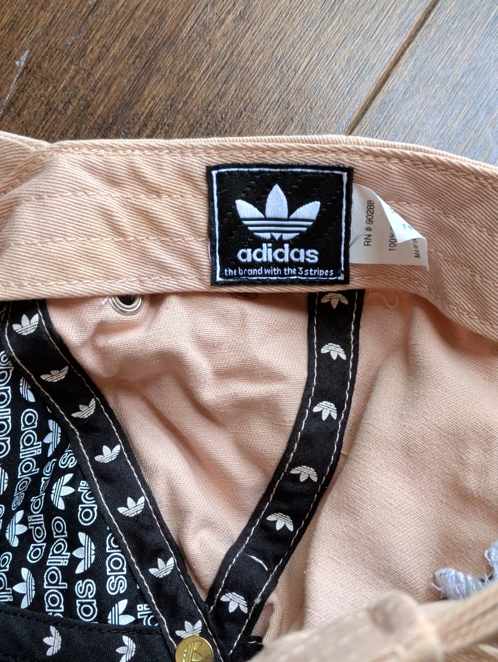 adidas Peach Trefoil Strapback Cap